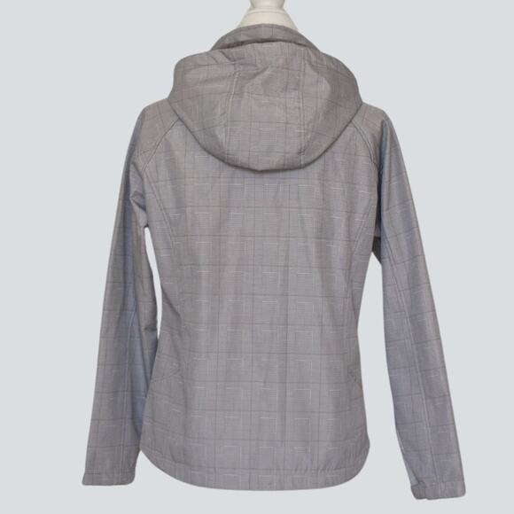 FREE COUNTRY Hooded Coat Gray Size M - Picture 3 of 8